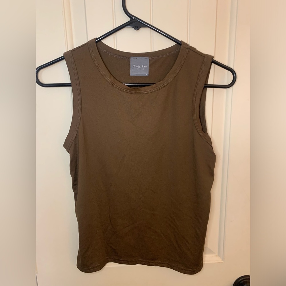Brown Tank Top